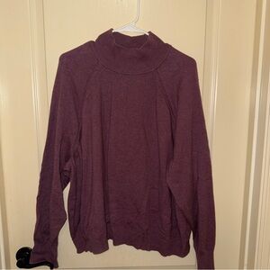 a new day Women's Plum Turtleneck Sweater